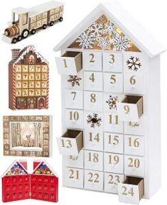 Holz Adventskalender Auswahl