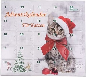 Adventskalender für Katzen 2022 mit Spielzeug