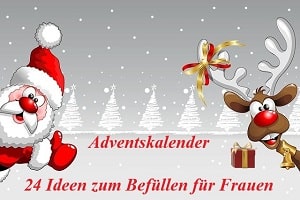 Ideen Adventskalender füllen Frauen